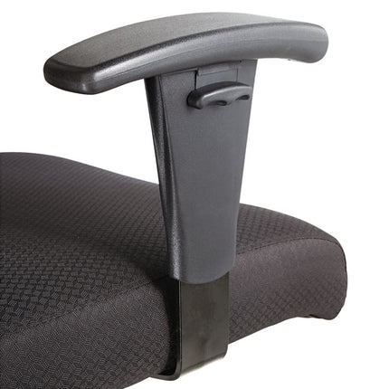 Big/tall Swivel/tilt Mid-Back Chair, Supports Up To 450 Lb, 19.29" To 23.22" Seat Height, Black