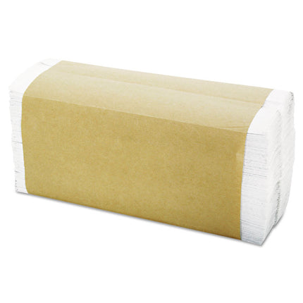 C-Fold Towels, 1-Ply, 11 x 10.13, White, 198/Pack, 12 Packs/Carton