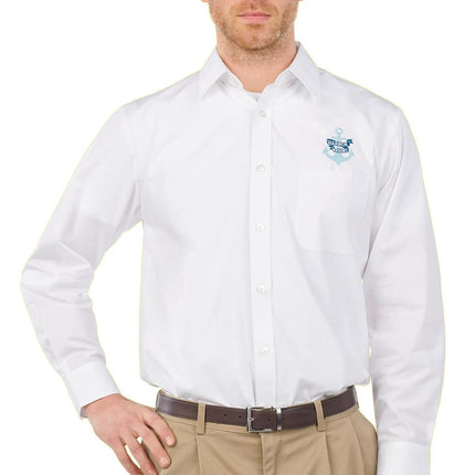 EDWARDS MENS ESSENTIAL BROADCLOTH SHIRT LONG SLEEVE