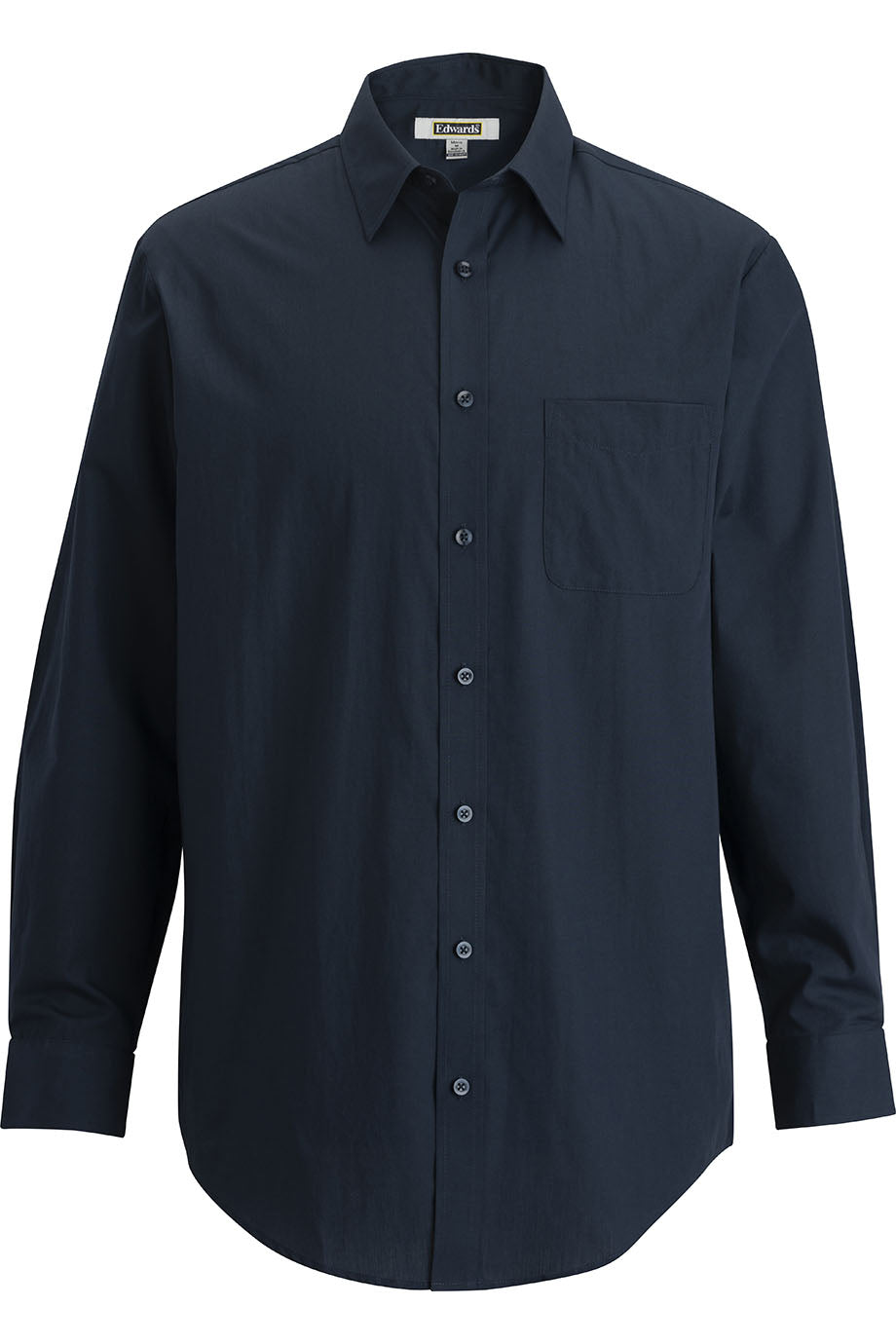 EDWARDS MENS ESSENTIAL BROADCLOTH SHIRT LONG SLEEVE