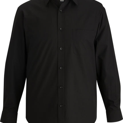 EDWARDS MENS ESSENTIAL BROADCLOTH SHIRT LONG SLEEVE
