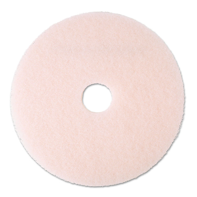 Ultra High-Speed Eraser Floor Burnishing Pad 3600, 20" Diameter, Pink, 5/carton