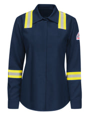 Bulwark® Women's Enhanced Visibility Shirt / SMS5NV