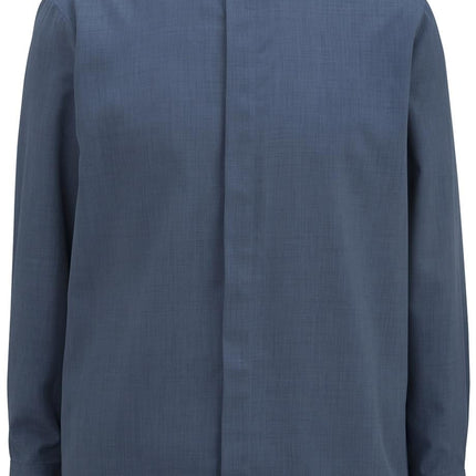 EDWARDS MENS BATISTE BANDED COLLAR SHIRT