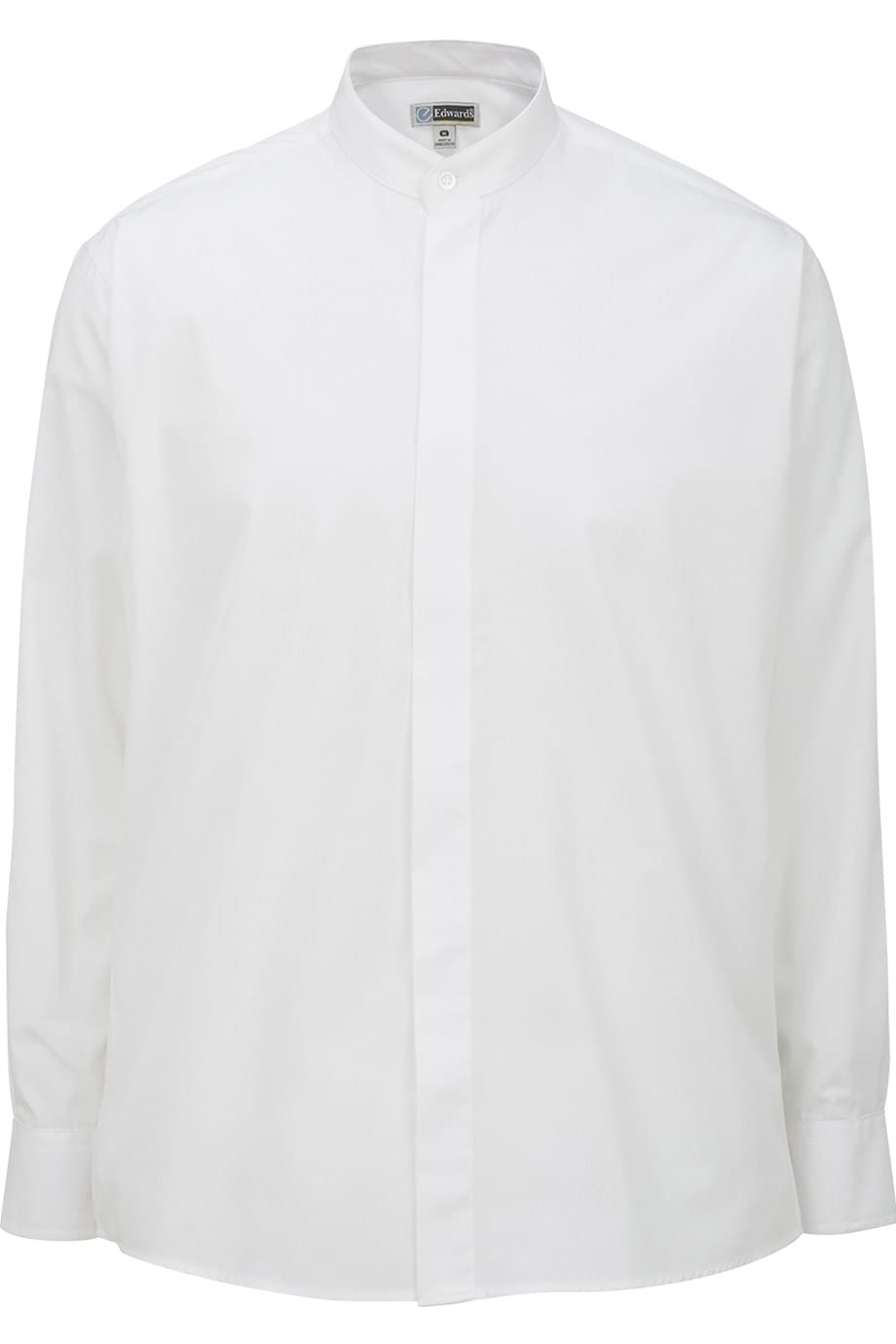 EDWARDS BANDED COLLAR MENS SHIRT