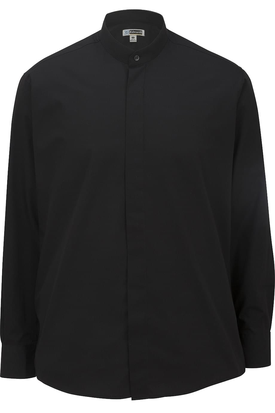 EDWARDS BANDED COLLAR MENS SHIRT