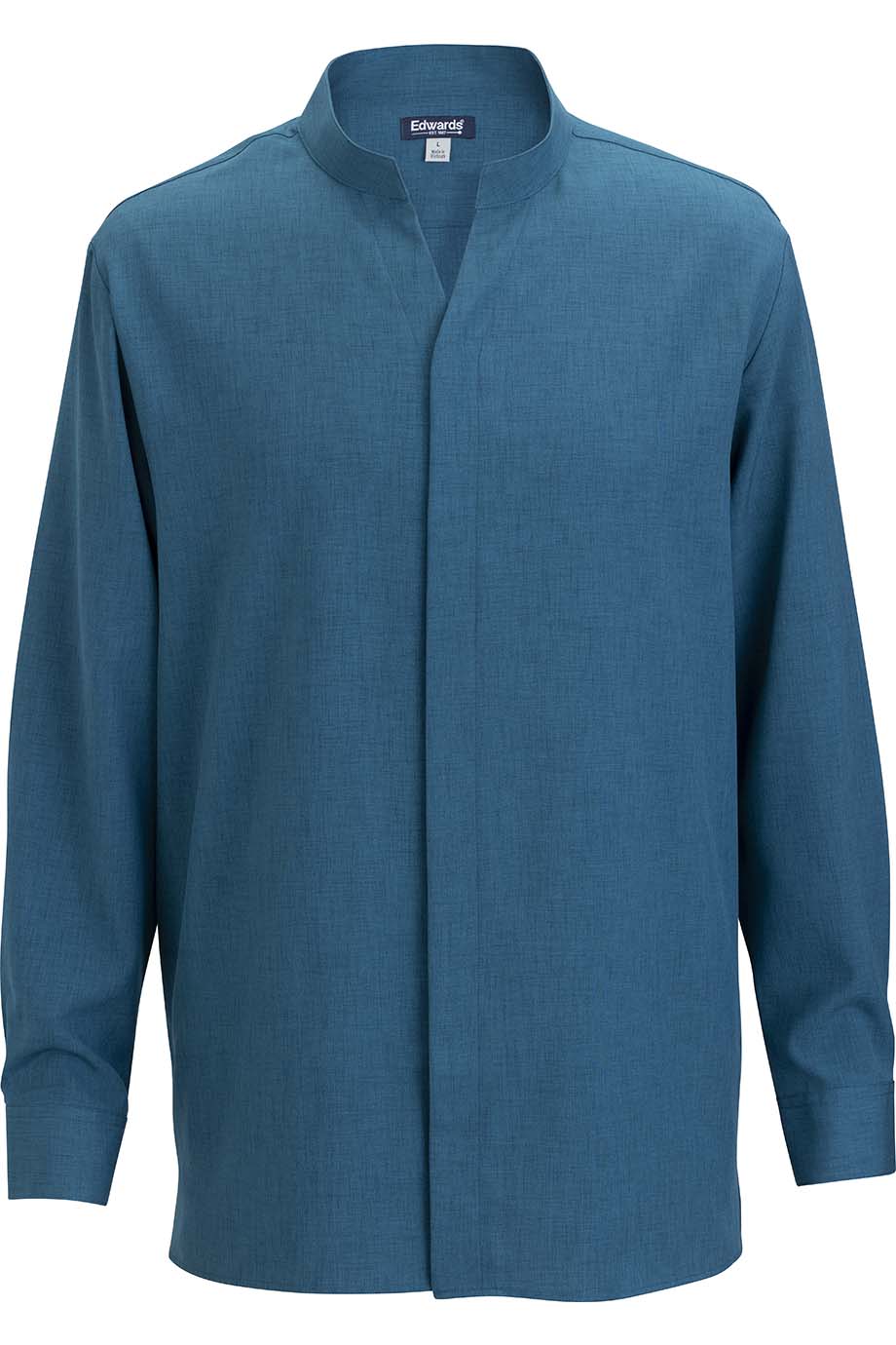 EDWARDS FLEXBATISTE STAND UP COLLAR LONG SLEEVE MENS SHIRT