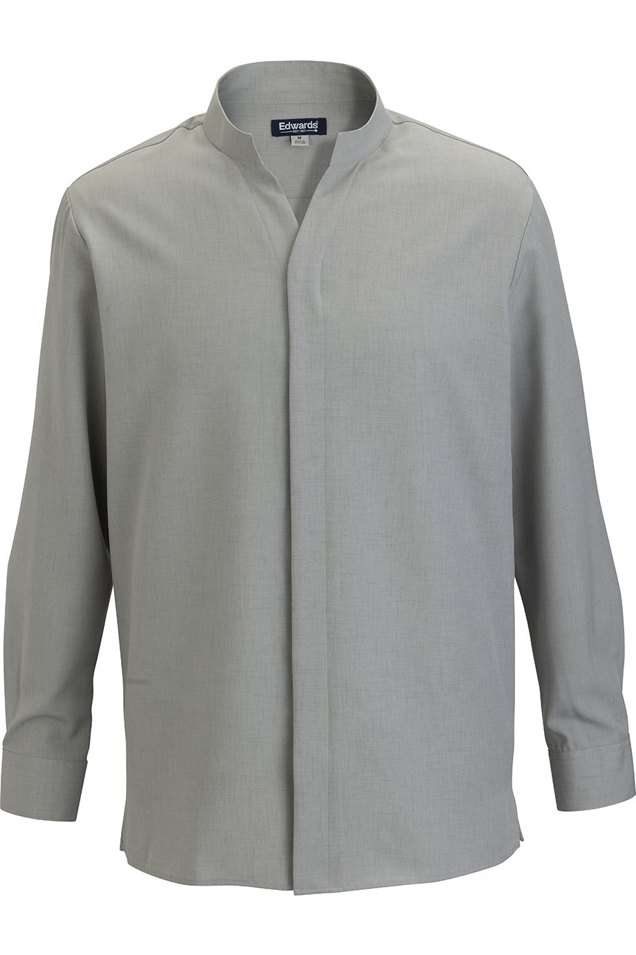 EDWARDS FLEXBATISTE STAND UP COLLAR LONG SLEEVE MENS SHIRT
