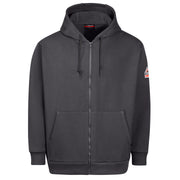 Bulwark® Men's Fleece FR Zip-Front Hooded Sweatshirt / SEH4CH