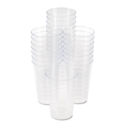 Comet Plastic Tumblers, 12 oz, Clear, 500/Carton