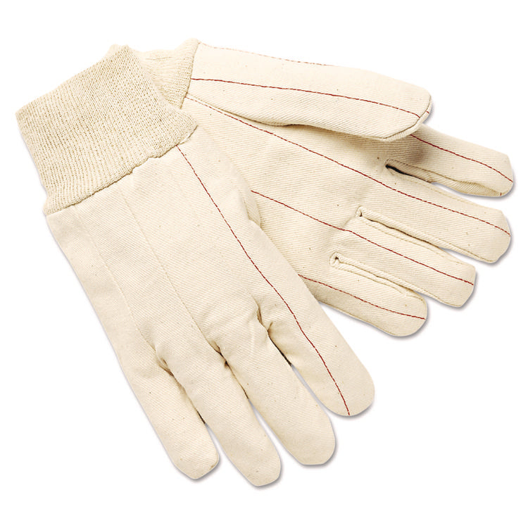 Double-Palm Hot Mill Gloves, Men's, Cotton, Dozen