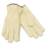Unlined Driver's Gloves, Small, Straight Thumb, Grain Leather, Dozen