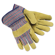 Grain-Leather-Palm Gloves, Large, Dozen