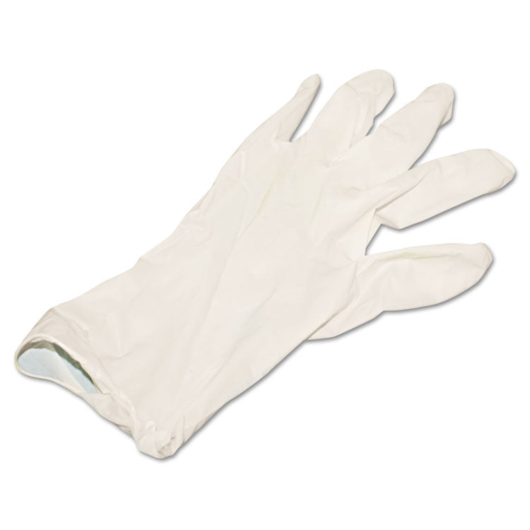 Powder-Free Synthetic Vinyl Gloves, Large, Beige, 4 Mil, 100/box