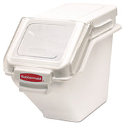 ProSave Shelf Ingredient Bins, 5.4 gal, 11.5 x 23.5 x 16.88, White, Plastic