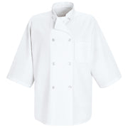 Red Kap® ½ Sleeve Chef Coat / 0404WH