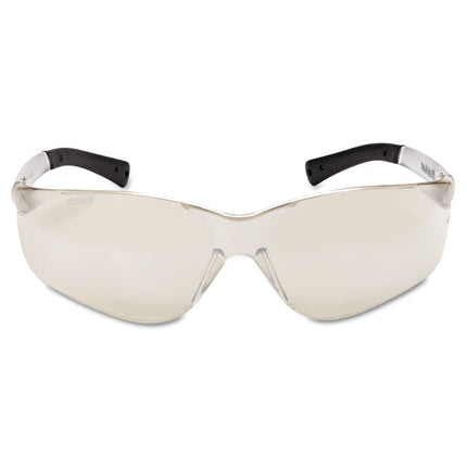 BearKat Safety Glasses, Frost Frame, Clear Mirror Lens, 12/Box