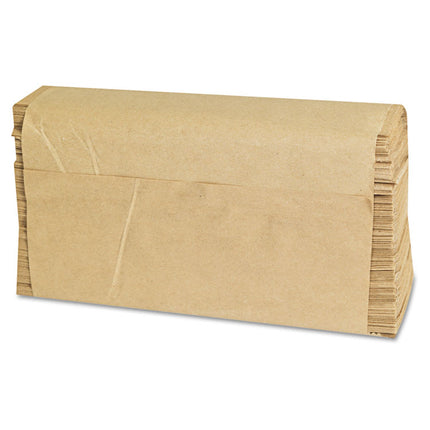 Folded Paper Towels, Multifold, 9 x 9.45, Natural, 250 Towels/Pack, 16 Packs/Carton
