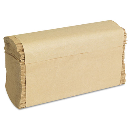 Folded Paper Towels, Multifold, 9 x 9.45, Natural, 250 Towels/Pack, 16 Packs/Carton