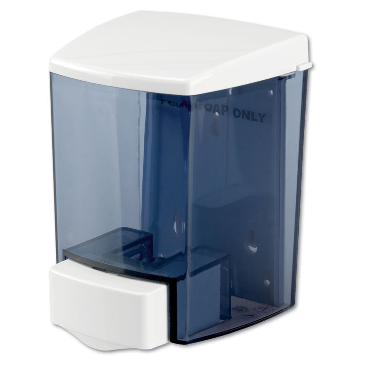 Encore Foam-Eeze Bulk Foam Soap Dispenser, See Thru, 900 Ml, 4.5 X 4 X 6.25, White