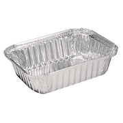 Aluminum Oblong Pan, 1.5 lb, 5.13 x 7.06 x 1.69, Silver, 500/Carton