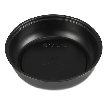 Polystyrene Portion Cups, 3.5 oz, Plastic, Black, 250/Bag, 10 Bags/Carton