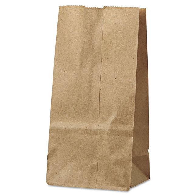 Grocery Paper Bags, #2 Size, 4.13" x 2.63" x 7.88", Natural, 500/Bundle