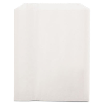 Grease-Resistant Single-Serve Bags, 6" x 0.75" x 7.25", White, 2,000/Carton
