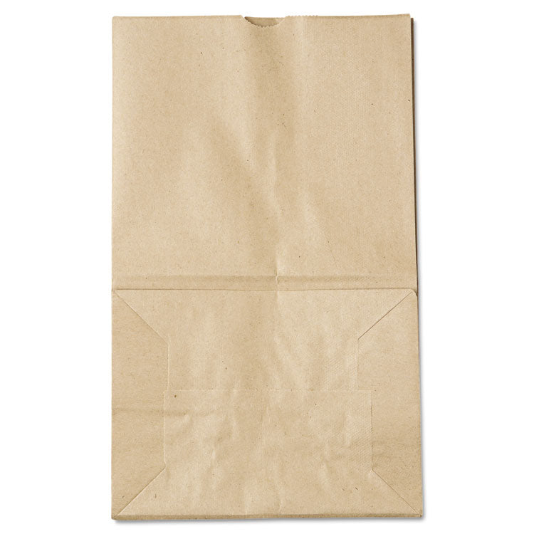 Grocery Paper Bags, #20 Squat Size, 8.13" x 5.88" x 12.5", Natural, 500/Bundle