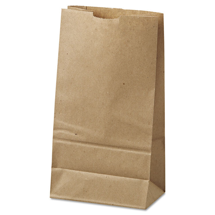 Grocery Paper Bags, #6 Size, 5.88" x 3.63" x 11", Natural, 500/Bundle