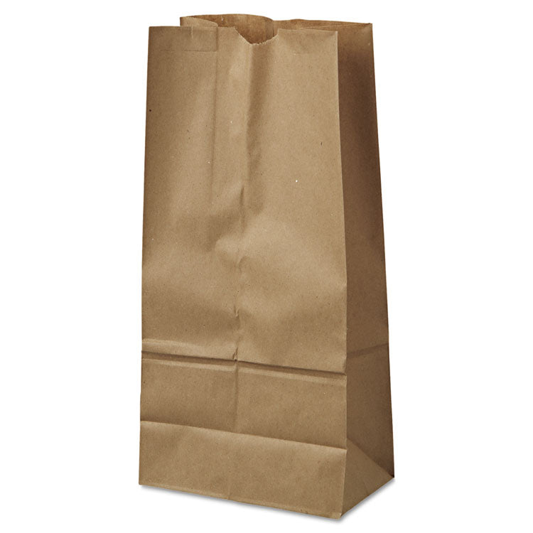 Grocery Paper Bags, #16 Size, 7.75" x 4.75" x 16", Natural, 500/Bundle