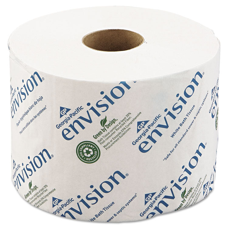 Pacific Blue Basic High-Capacity Bathroom Tissue, Septic Safe, 2-Ply, White, 1,000 Sheets/roll, 48 Rolls/carton