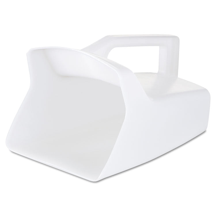 Bouncer Bar/Utility Scoop, 64 oz, Plastic, White
