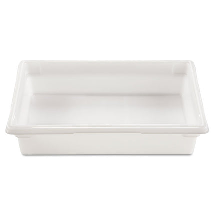 Food/Tote Boxes, 8.5 gal, 26 x 18 x 6, White, Plastic