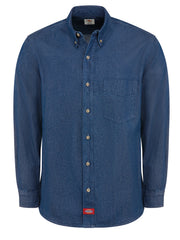 Dickies® Men's Denim Long-Sleeve Work Shirt / WL30RB