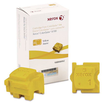 108r00992 Solid Ink Stick, 4,200 Page-Yield, Yellow, 2/box