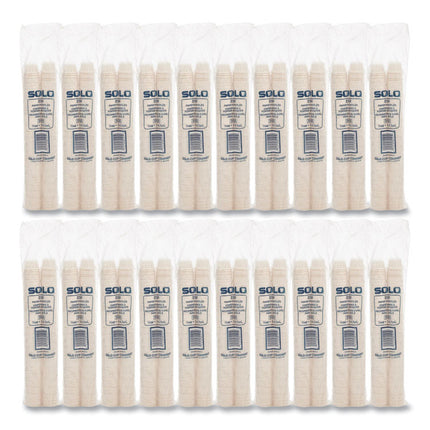 Paper Portion Cups, 0.5 oz, White, 250/Bag, 20 Bags/Carton