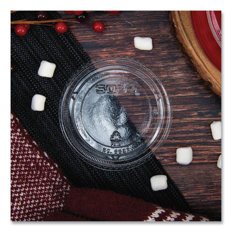 Non-Vented Cup Lids, Fits 9 oz to 22 oz Cold Cups, Plastic, Clear, 1,000/Carton