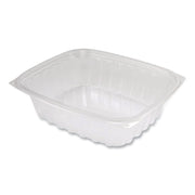 ClearPac Containers, 24 oz, 6.5 x 7.5 x 2, Clear, Plastic, 63/Pack, 8 Pack/Carton