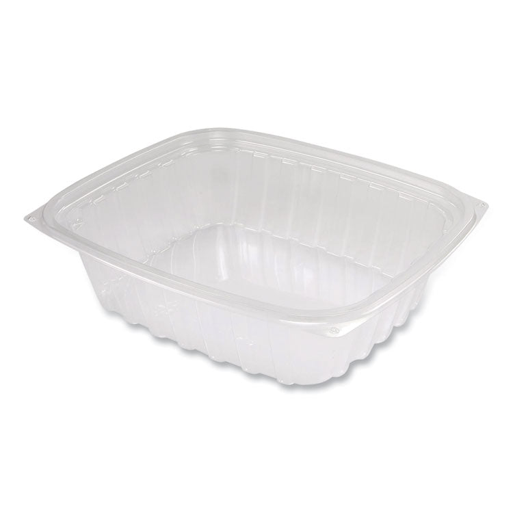 ClearPac Containers, 24 oz, 6.5 x 7.5 x 2, Clear, Plastic, 63/Pack, 8 Pack/Carton