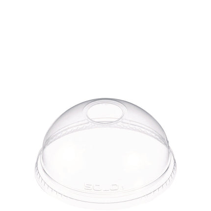 Ultra Clear Dome Cold Cup Lids, Fits 16 oz to 24 oz Cold Cups, Plastic, Clear, 1,000/Carton