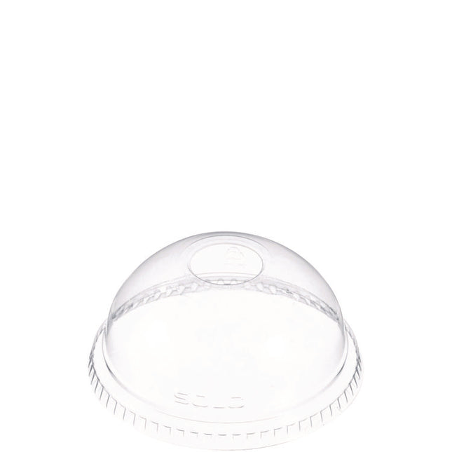 Dome-Top Cold Cup Lids, Fits 16 oz Cold Cups, Plastic, Clear, 1,000/Carton