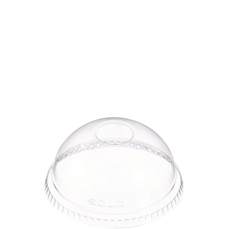 Dome-Top Cold Cup Lids, Fits 16 oz Cold Cups, Plastic, Clear, 1,000/Carton