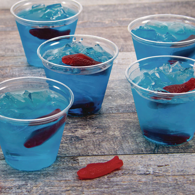 Ultra Clear PET Cups, Squat, 9 oz, Plastic, 50/Bag, 20 Bags/Carton