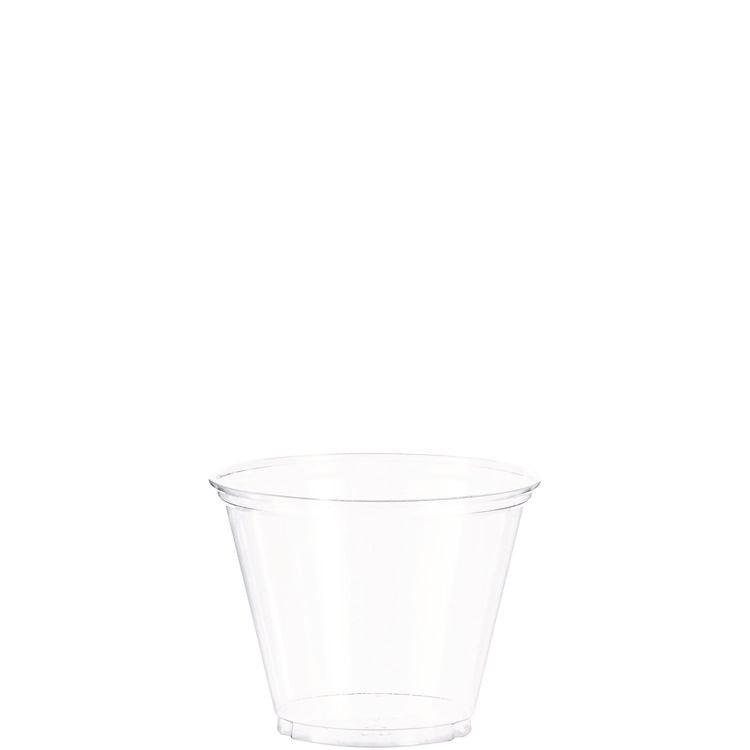 Ultra Clear PET Cups, Squat, 9 oz, Plastic, 50/Bag, 20 Bags/Carton