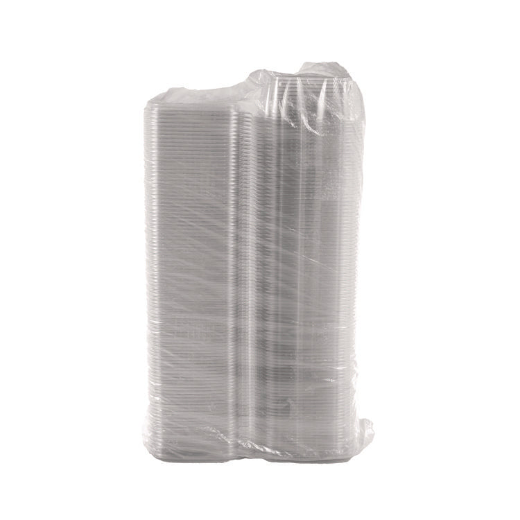 ClearPac SafeSeal Tamper-Resistant/Evident Containers, Domed Lid, 32 oz, Clear, Plastic, 100/Bag, 2 Bags/Carton
