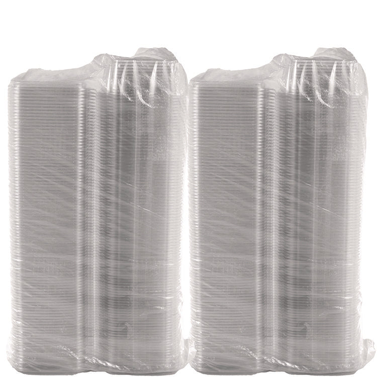 ClearPac SafeSeal Tamper-Resistant/Evident Containers, Domed Lid, 32 oz, Clear, Plastic, 100/Bag, 2 Bags/Carton