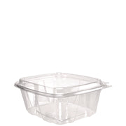 ClearPac SafeSeal Tamper-Resistant/Evident Containers, Domed Lid, 32 oz, Clear, Plastic, 100/Bag, 2 Bags/Carton