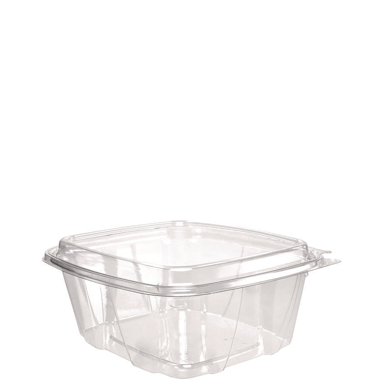 ClearPac SafeSeal Tamper-Resistant/Evident Containers, Domed Lid, 32 oz, Clear, Plastic, 100/Bag, 2 Bags/Carton