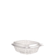 ClearPac SafeSeal Tamper-Resistant/Evident Containers, Domed Lid, 8 oz, Clear, Plastic, 100/Bag, 2 Bags/Carton